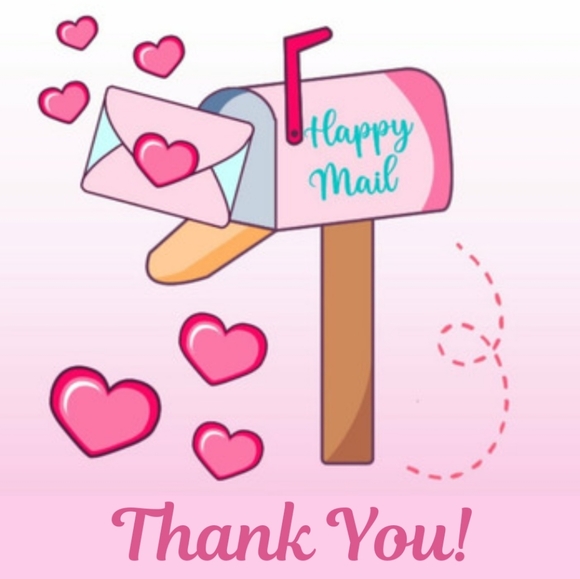 ♥️ 5x25 / 60 Thank you Stickers - Picture 1 of 1